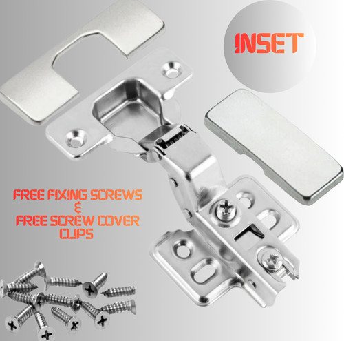 Inset hinges 35mm - soft, close