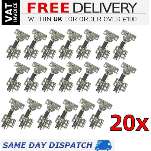 20xsoft close kitchen hinges - close,
